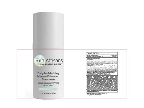 Daily Moisturizer Sunscreen Broad Spectrum SPF 25 포장