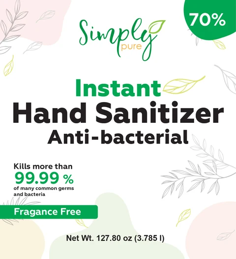 Hand Sanitizer packaging