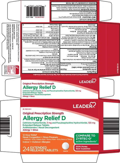 Leader Allergy Relief D packaging