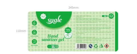 Hand Sanitizer Gel packaging