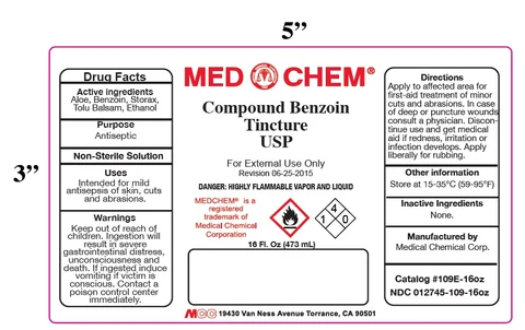 Compound Benzoin Tincture 포장