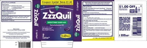 ZzzQuil 포장