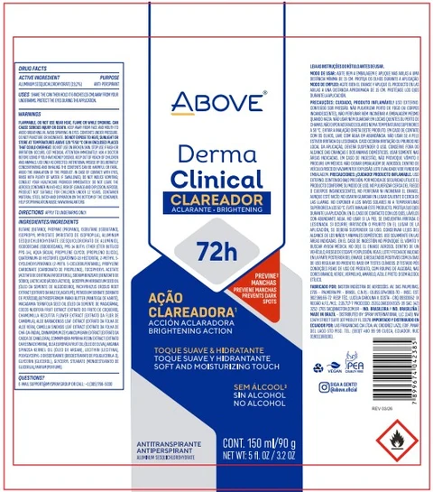 ABOVE DERMACLIN WHITENING SERUM DERMA CLINICAL ANTIPERSPIRANT DEODORANT 포장