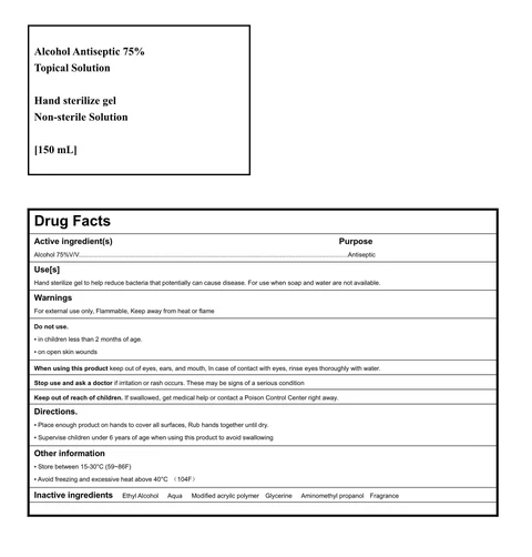 150 mL Label