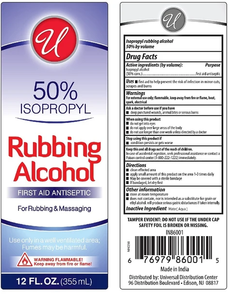 Isopropyl Rubbing Alcohol 50% 포장