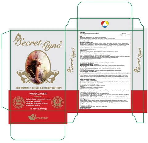 Secret Gyno (10 Tablets) 포장