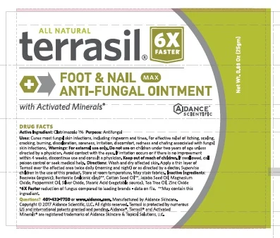 Terrasil Foot and Nail Anti-FungalMaximum Strength packaging