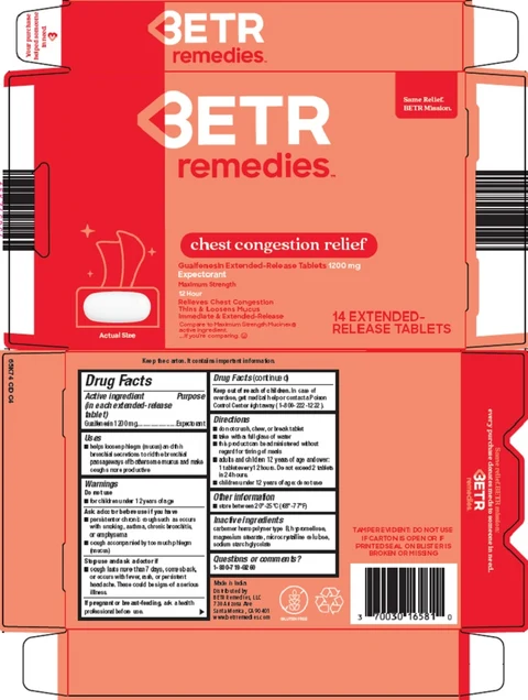 Betr remedies chest congestion relief 포장
