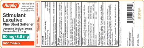 Stimulant Laxative Plus Stool Softener packaging