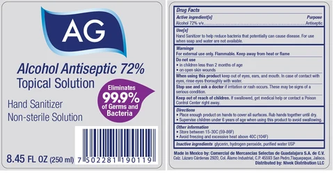 AG Alcohol Antiseptic 포장