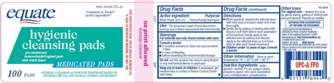 Hygienic Cleansing Pad 포장