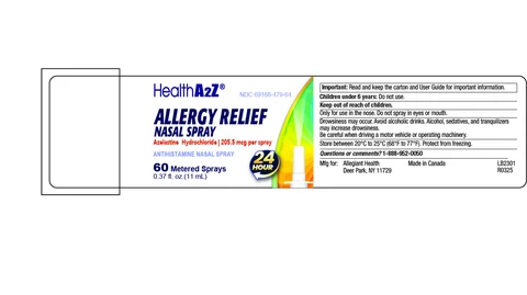 AZELASTINE HYDROCHLORIDE packaging