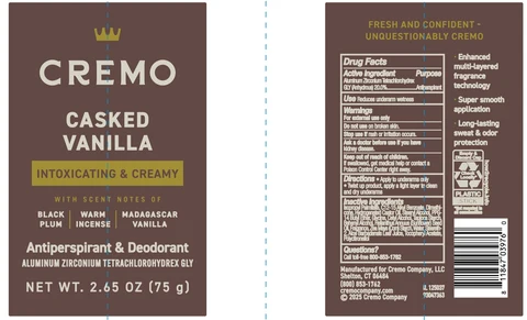 Cremo Company 포장