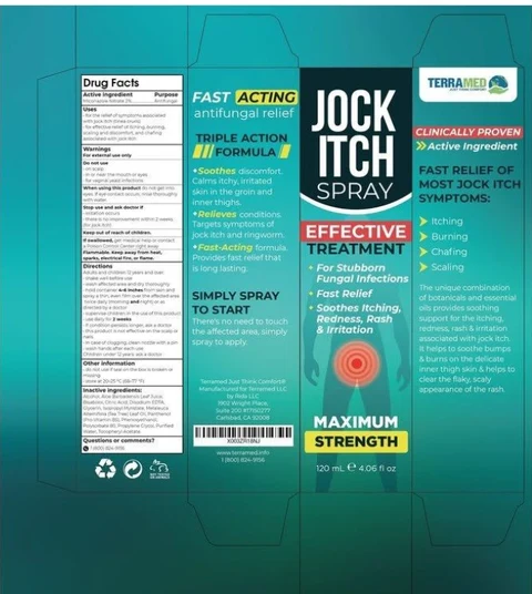 Terramed Just Think Comfort Jock Itch Antifungal Treatment packaging