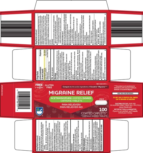 migraine relief 포장