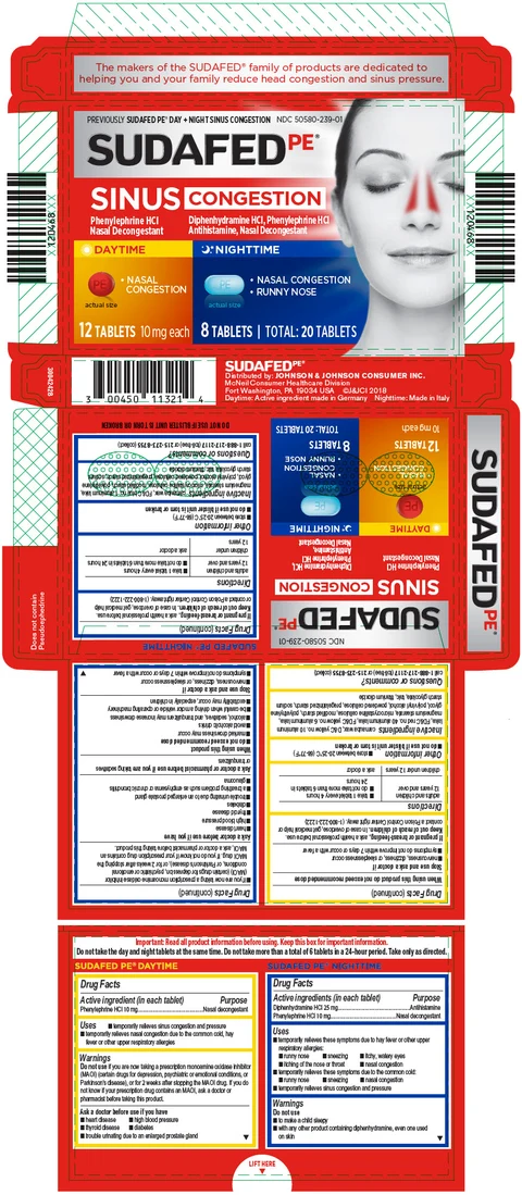 SUDAFED PE SINUS CONGESTION 포장