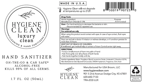 Hygiene Clean Luxury Clean hand Sanitizer on the go and car safe 포장