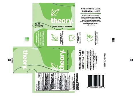TheoryFreshness Care Essential Mint packaging