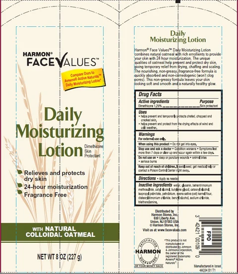 Harmon Face Values Daily Moisturizing packaging