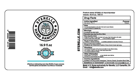 STERELLE Hand Sanitizer 포장