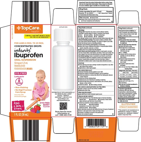 Topcare Ibuprofen packaging