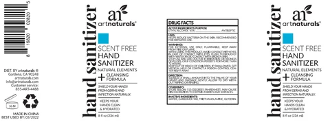 Art Naturals Hand Sanitizer 포장