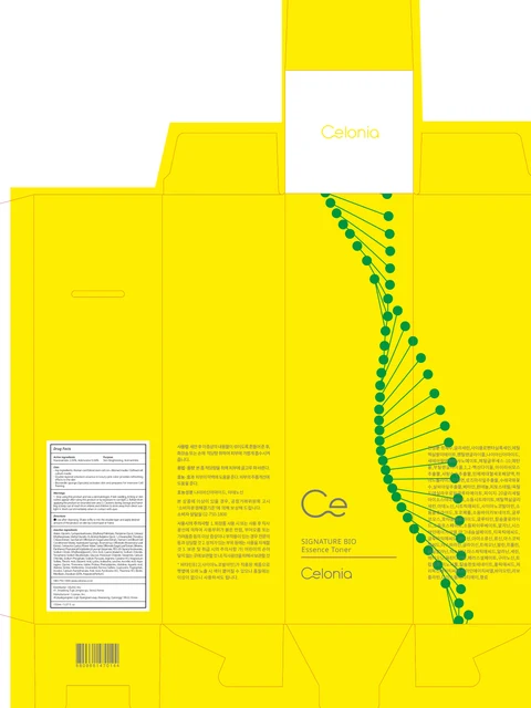CELONIA SIGNATURE BIO ESSENCE TONER 포장