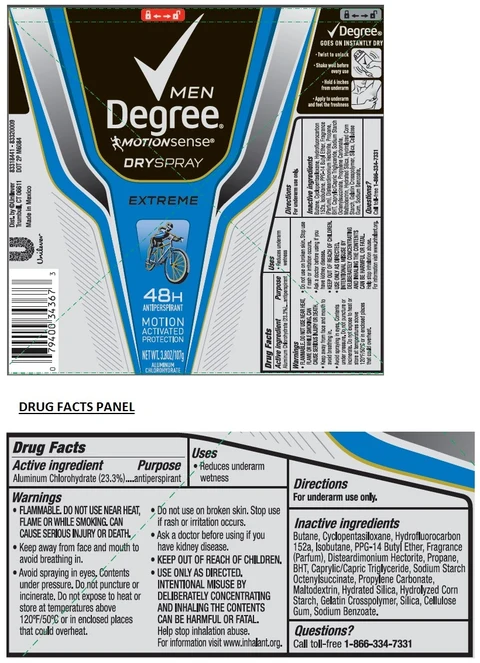 Degree Extreme Antiperspirant 포장