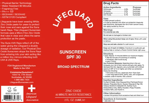 Lifeguard Sunscreen packaging