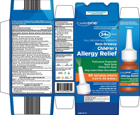 careone childrens allergy relief 포장