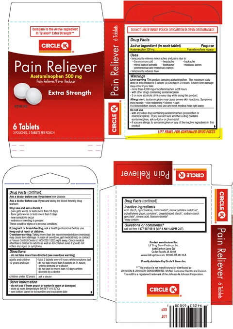 Circle K Pain RelieverExtra Strength packaging