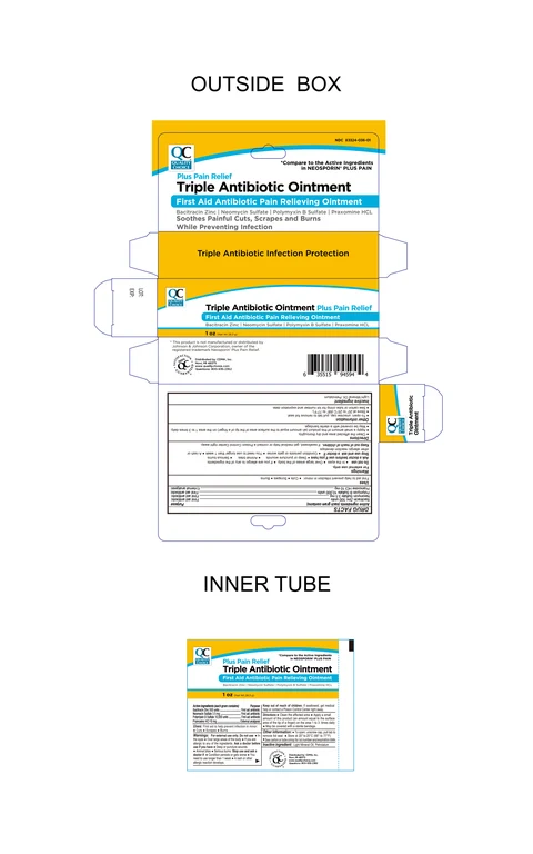 Triple Antibiotic Plus Pain Relief packaging