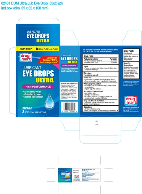 Lubricant Eye Drops Ultra packaging