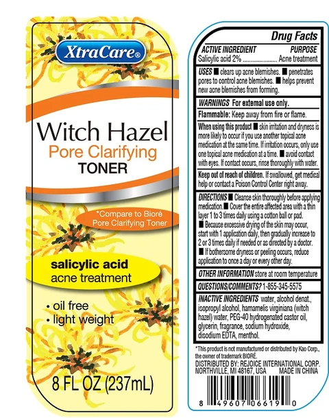 Witch Hazel Pore Clarifying Toner8 oz packaging