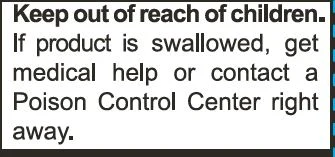 Keep out of reach of children