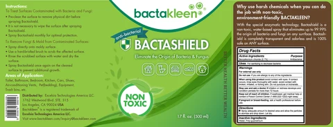 Bactakleen Bactashield (500ml) 포장
