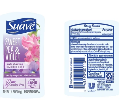 Suave packaging