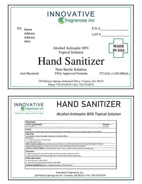 Hand Sanitizer packaging