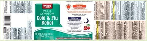 Daytime Nighttime Cold and Flu 포장
