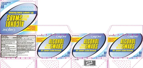 Alcohol Prep Pad with Benzocaine 포장