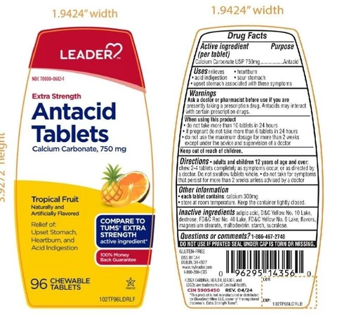 ANTACID Extra Strength 포장