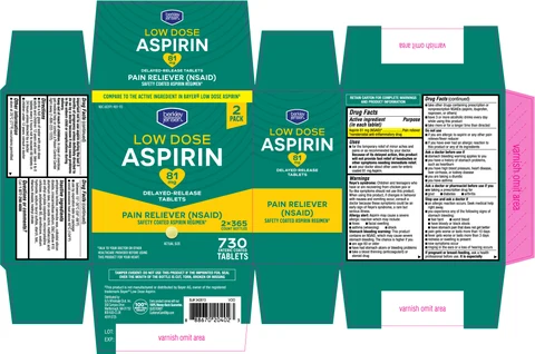 481R-BJ-Low dose Aspirin 730ct carton