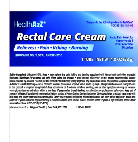 Rectal Care Cream 포장