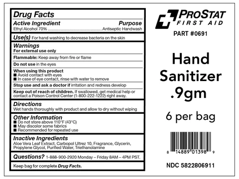 Hand Sanitizer packaging