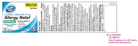 Loratadine packaging