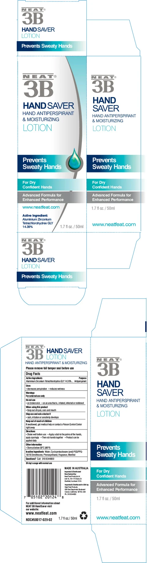 Hand Saver packaging