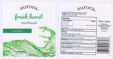 Aurora Fresh Burst 포장