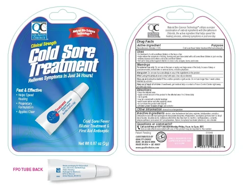 Quality Choice Cold Sore Treatment 포장