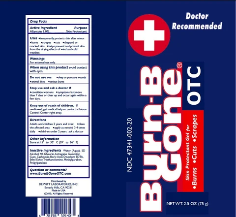 Burn-B Gone OTC packaging