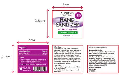Hand Sanitizer packaging